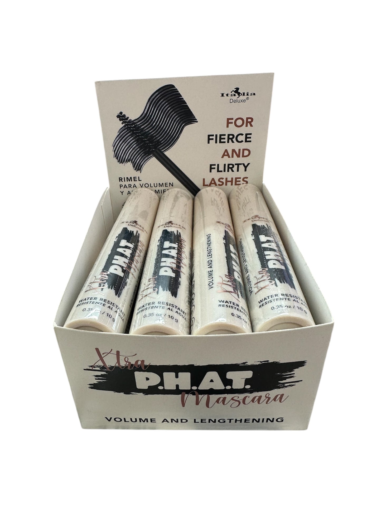 Rímel para Volumen y Alargamiento de Pestañas (12pcs)