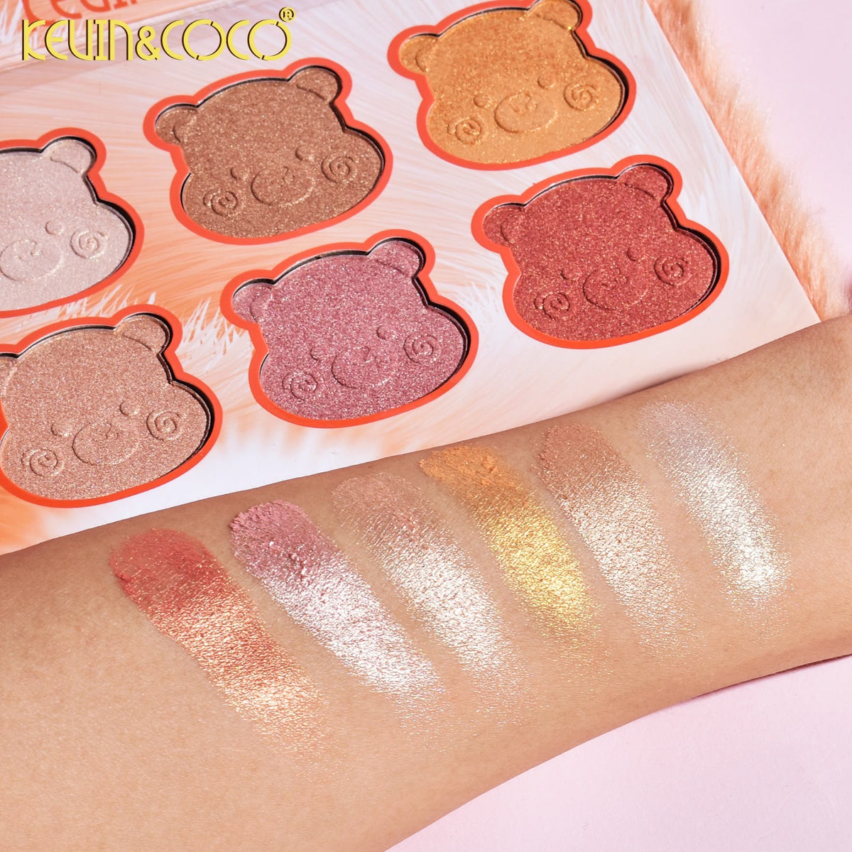 Kevin&Coco- You Are Enough Highlighter Palette (6pcs)
