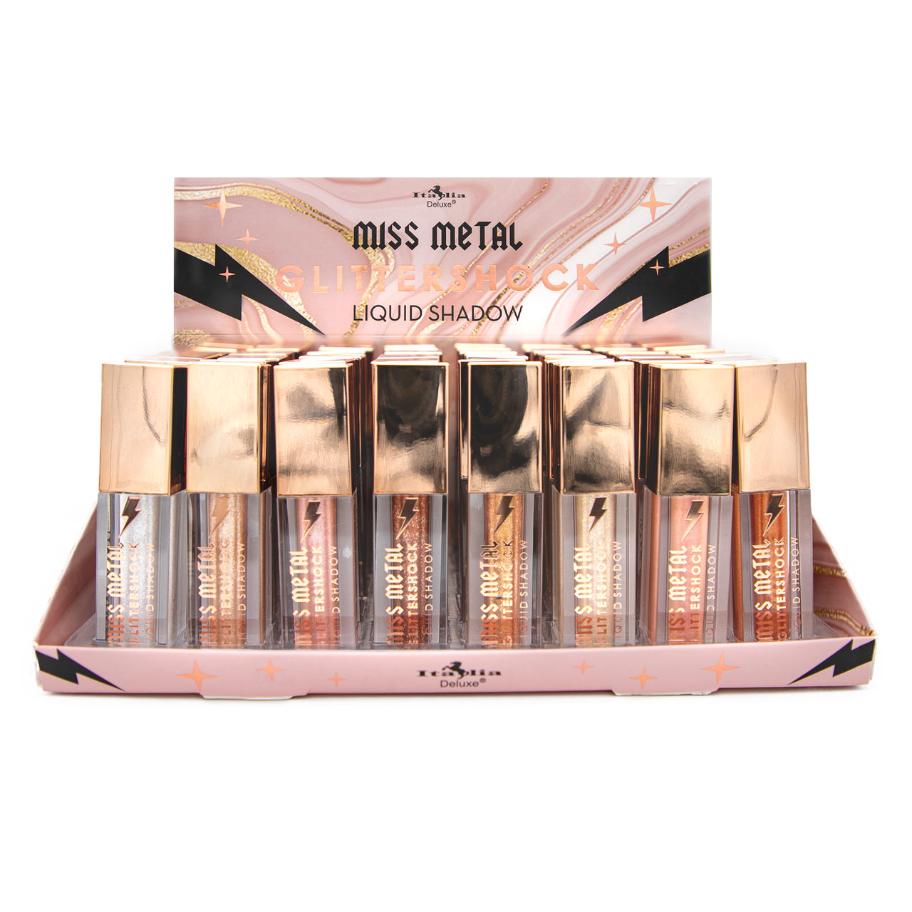 ⚡ Miss Metal – Glittershock Liquid Shadow (48pcs)