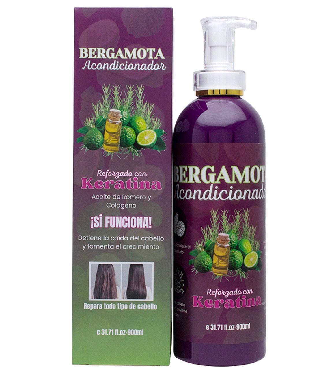 Bergamota Acondicionador Keratina (3pcs)