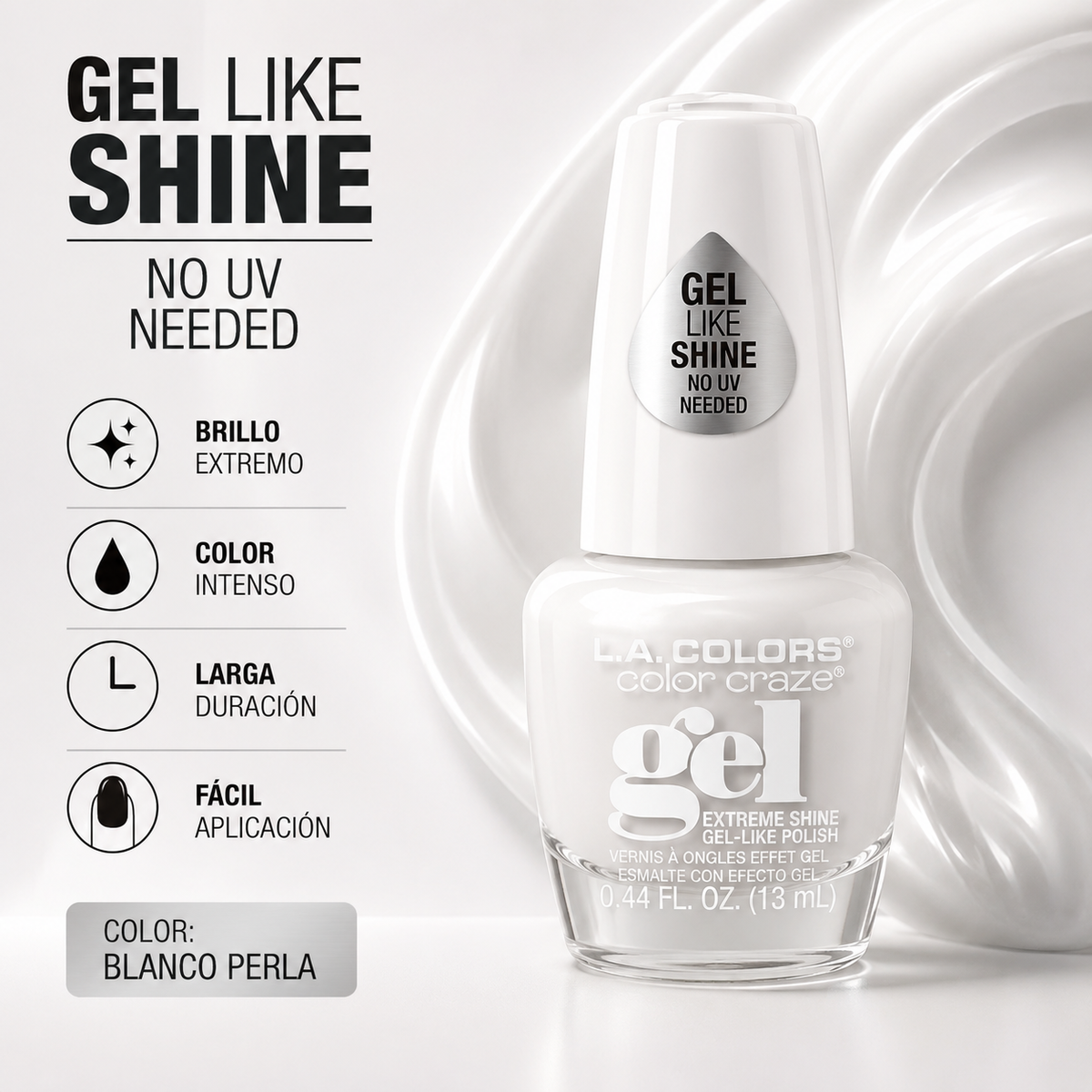 LA COLOR- NAIL POLISH (6pcs)