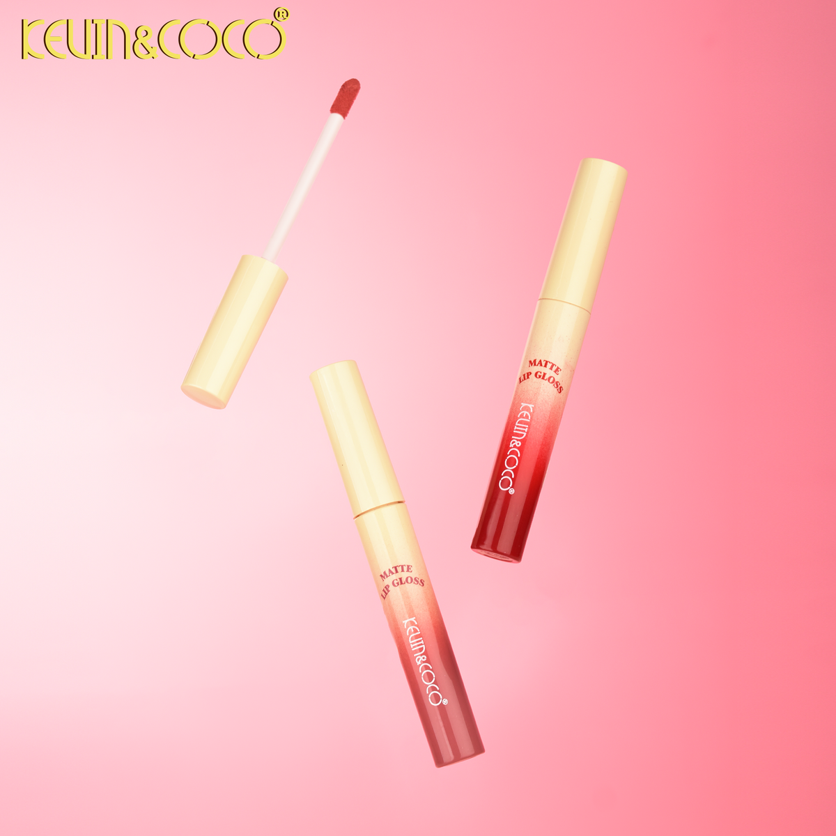 Kevin & Coco 8 Colors-Matte Lip Gloss (Display 48pcs)