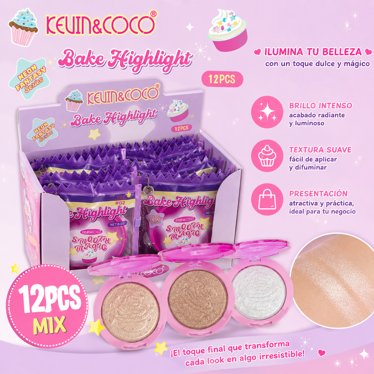 Kevin&Coco Bake Highlight (display 12pcs )