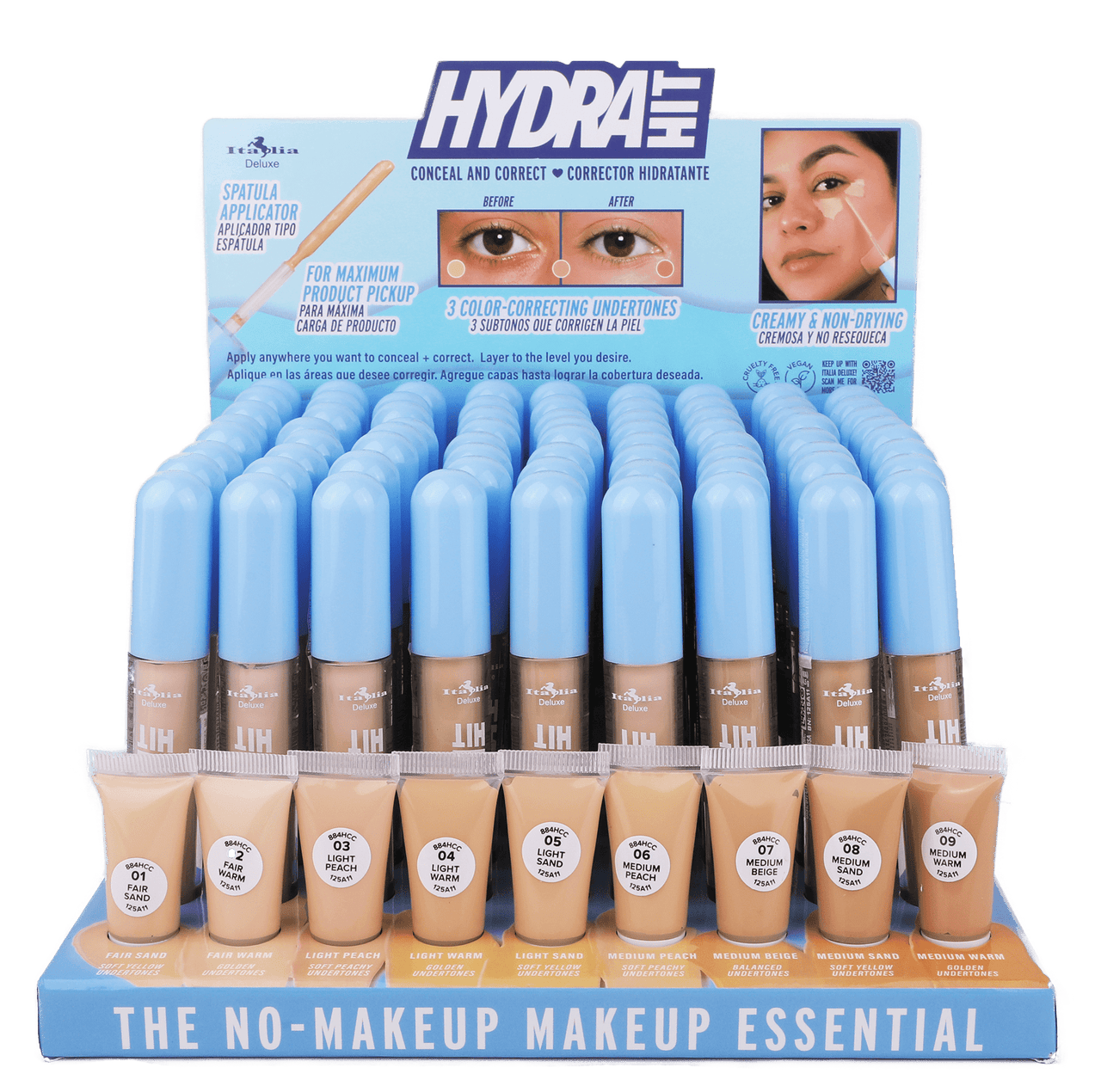 Hydra Hit Conceal & Correct Display (72 pcs)
