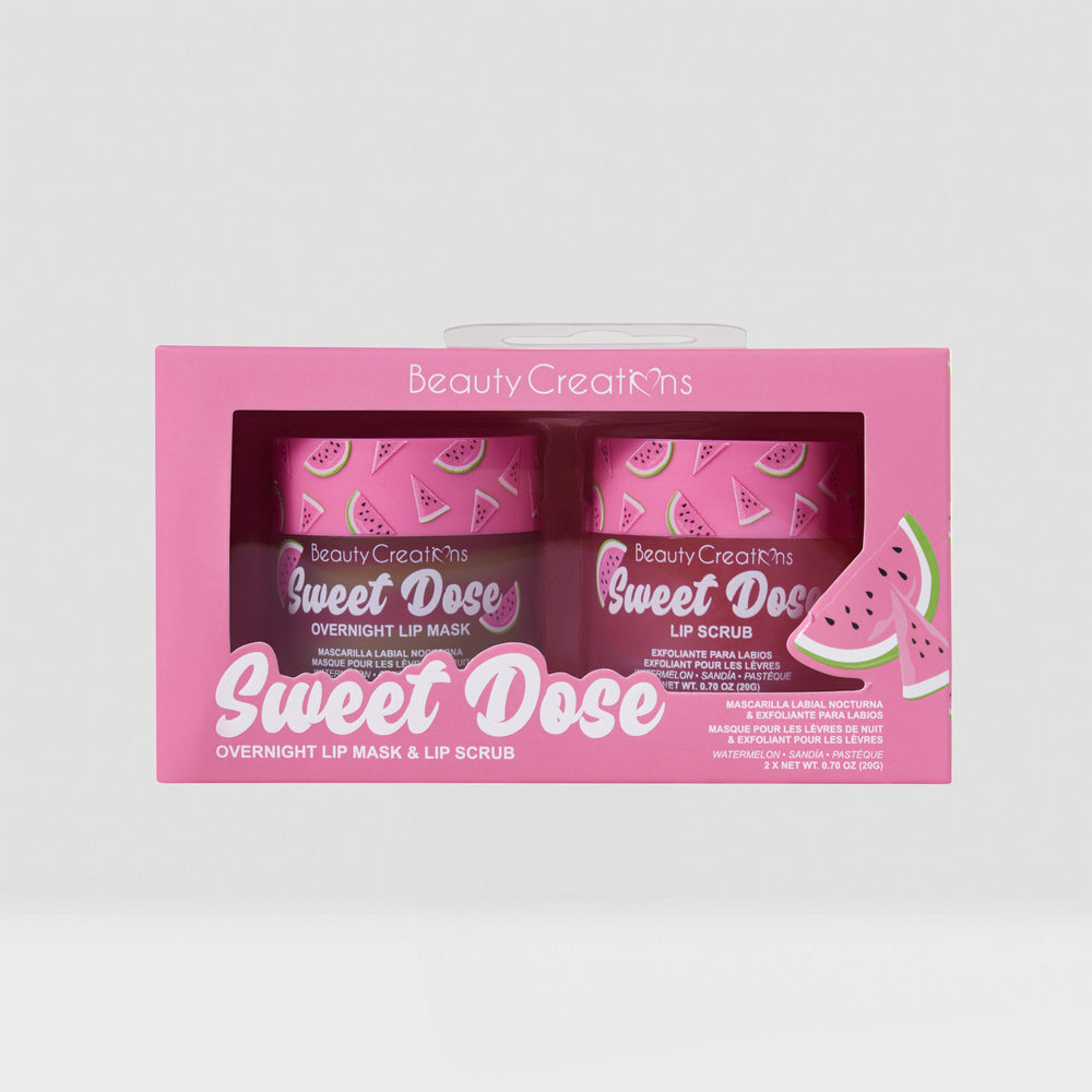 Sweet Dose Overnight Lip Mask & Lip Scrub(3pcs)