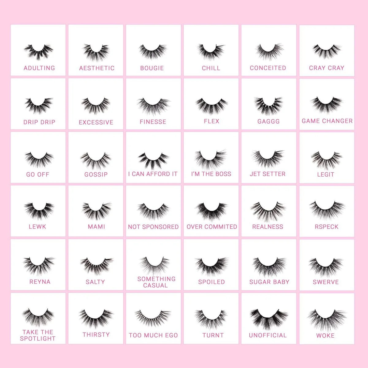 BC- 3D SILK LASHES (1pc)