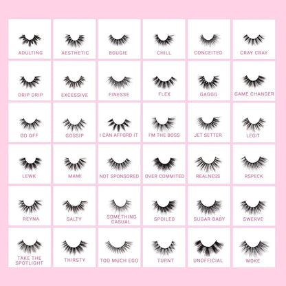 BC- 3D SILK LASHES (1pc)