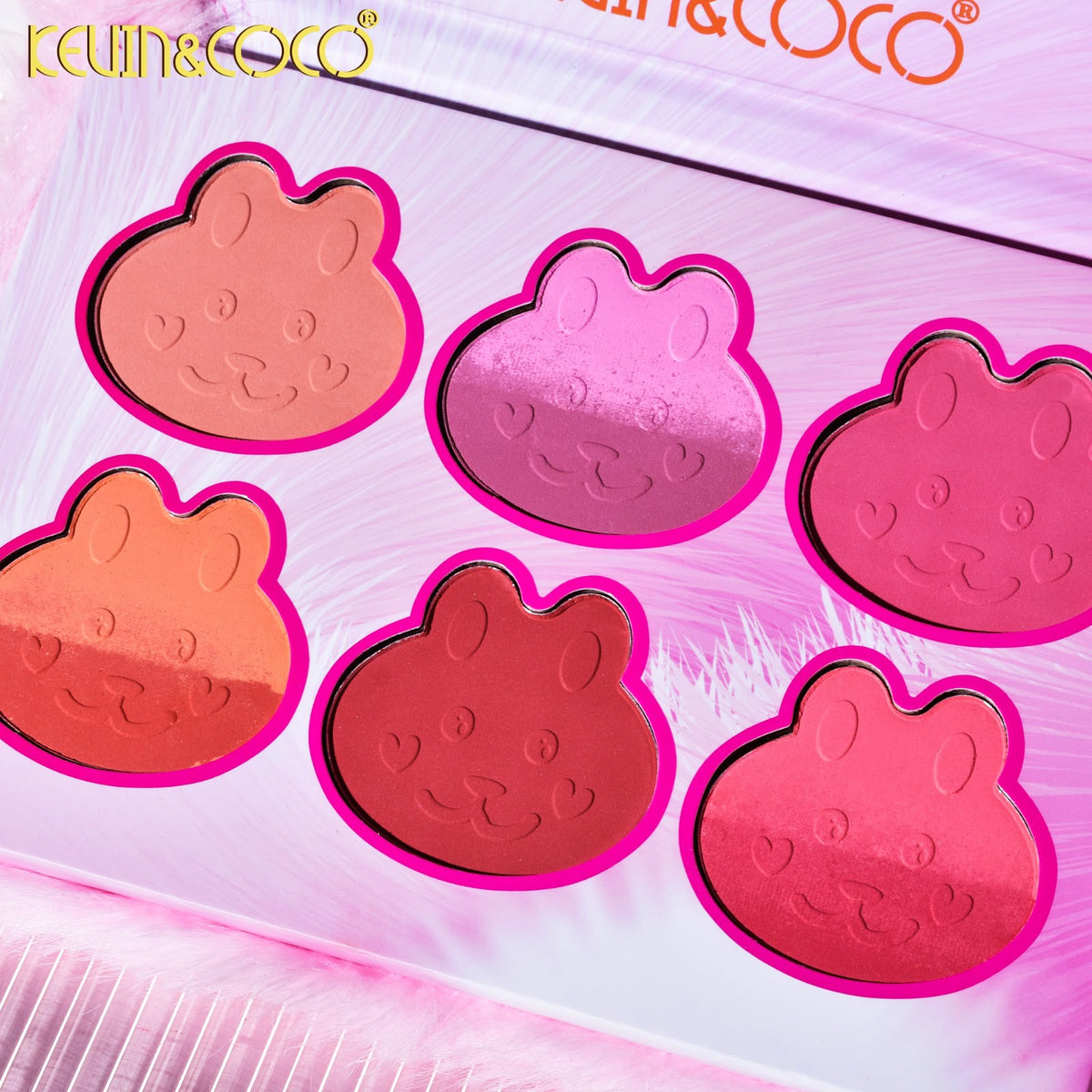 Kevin&Coco- You Are Gonna Make It Blush Palette (6pcs)
