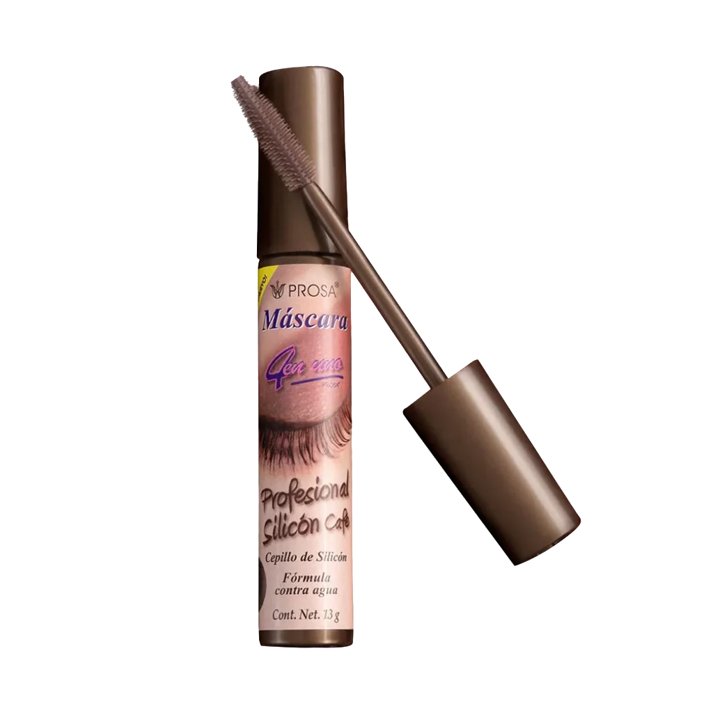 PROSA- MASCARA PROFESSIONAL SILICONE BROWN 11G (6pcs)
