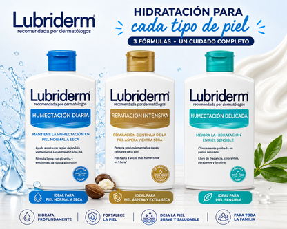 LUBRIDERM- CREAM 400ML (1pc)