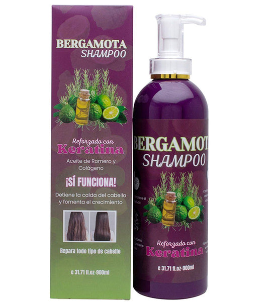 Bergamota Shampoo Keratina (3pcs)