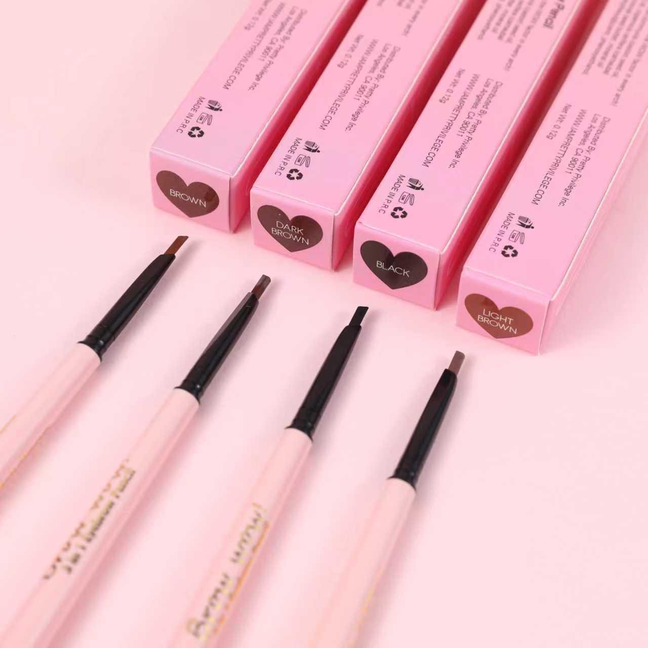 PP-EYEBROW PENCIL 3IN1 RAZOR-BRUSH-PENCIL 24PCs