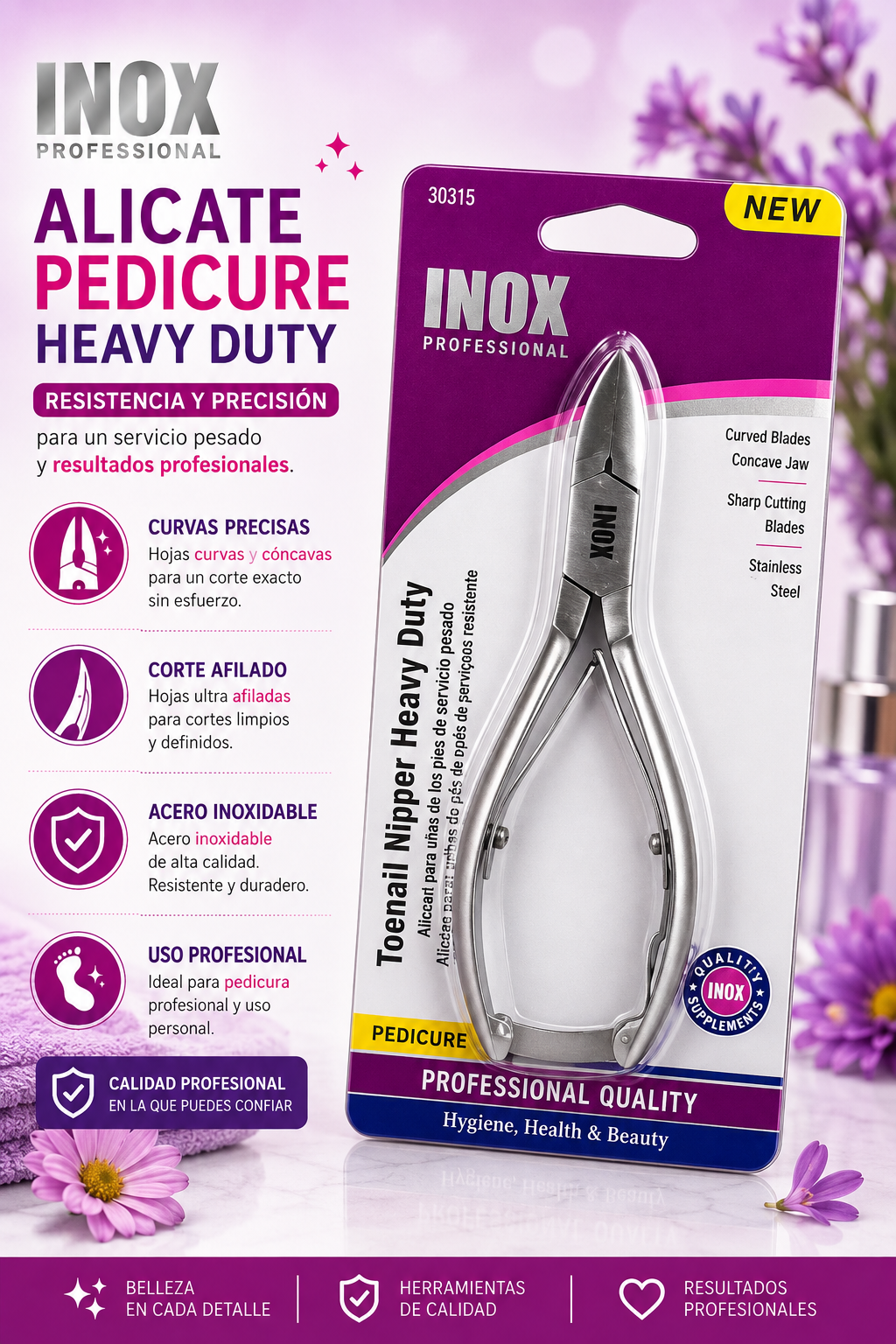 INOX- TOENAIL NIPPER HEAVY DUTY (1pc)