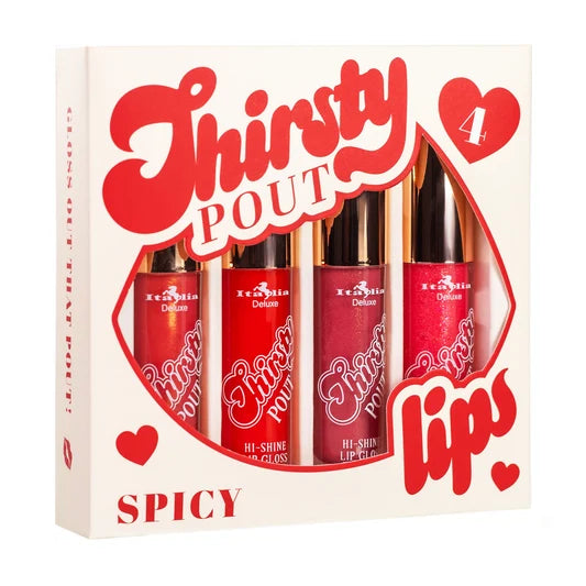 Italia Deluxe- Thirsty Pout Lip Gloss Set (1 set)