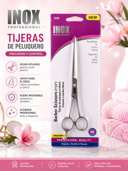 INOX- BARBER SCISSORS “7 1/2” (1pc)