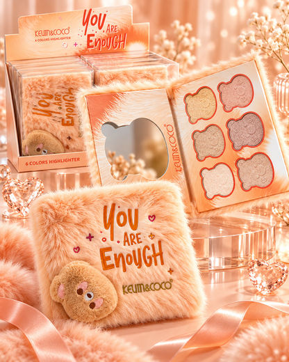 Kevin&Coco- You Are Enough Highlighter Palette (6pcs)