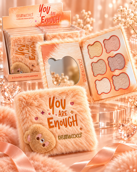 Kevin&Coco- You Are Enough Highlighter Palette (6pcs)