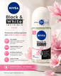 Nivea- Roll On Black & White Invisible Clear 50ML (1pc)