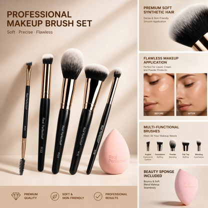 Real Perfection- Brush set R2006 (1set)
