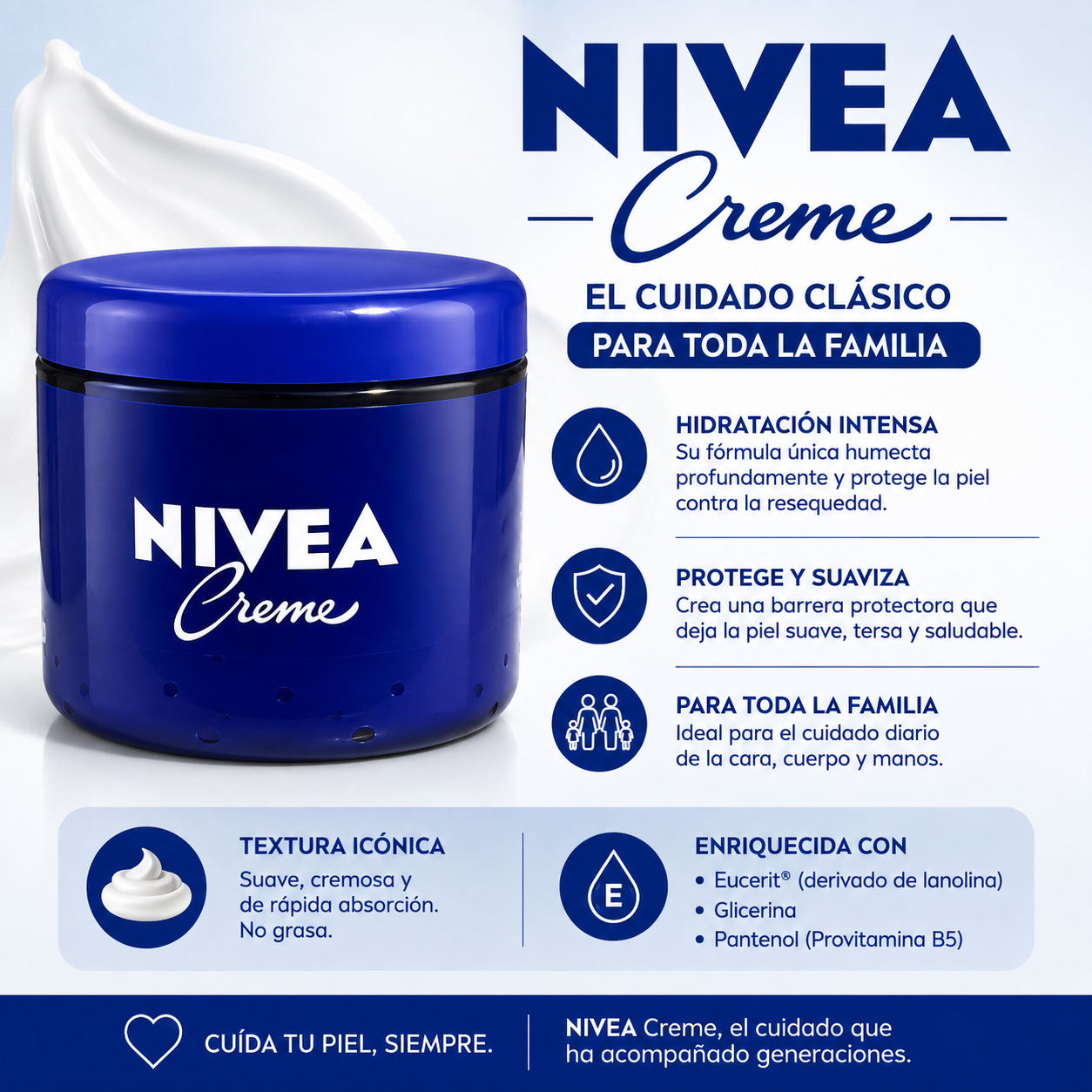 NIVEA CREAM- 400ML (1pc)