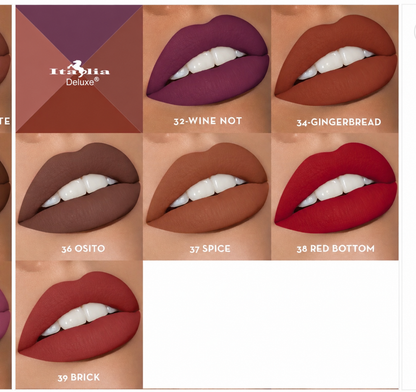Italia Deluxe- Mousse Matte Lipstick (6pcs)