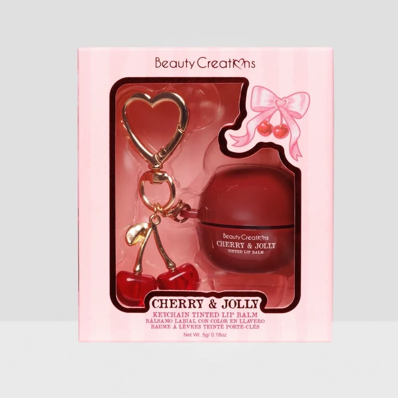 BEAUTY CREATIONS - CHERRY & JOLLY KEYCHAIN TINTED LIP BALM - (1PC)