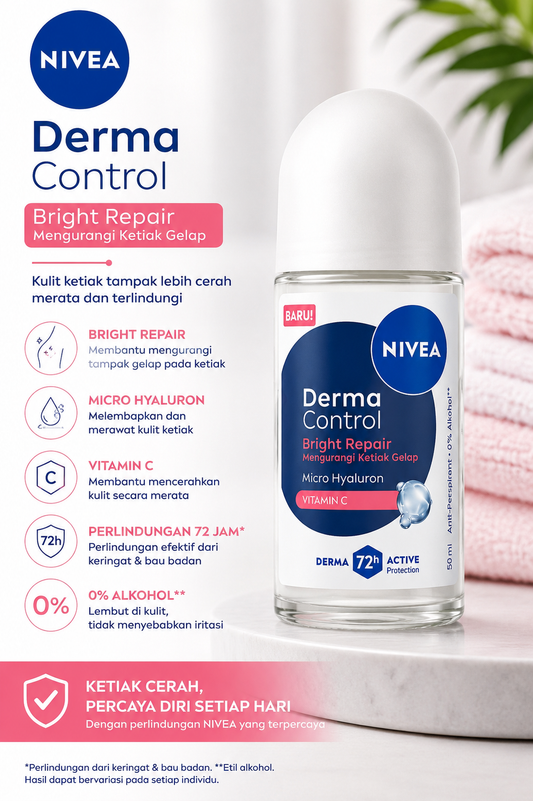 Nivea- Roll On Derma Control 50ML (1pc)