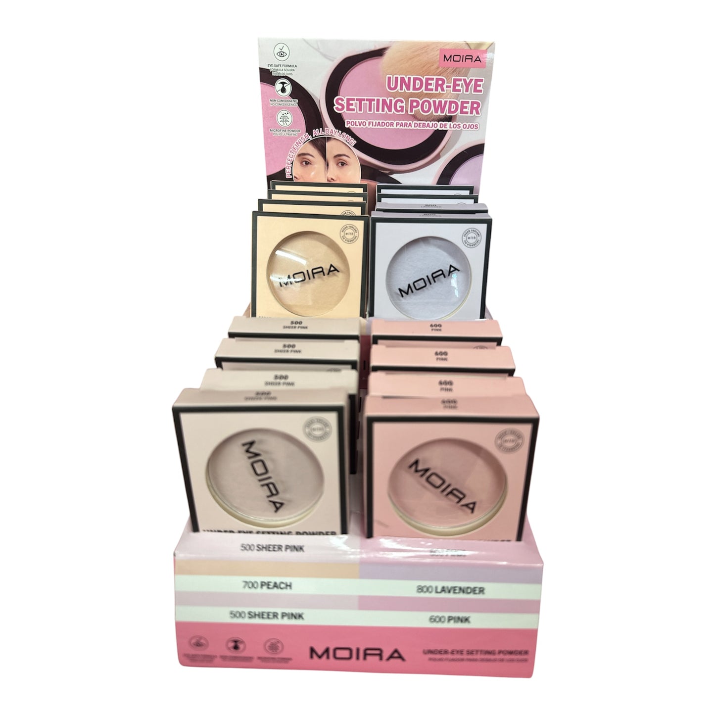 MOIRA UNDER EYE SETTING POWDER DISPLAY SET 2