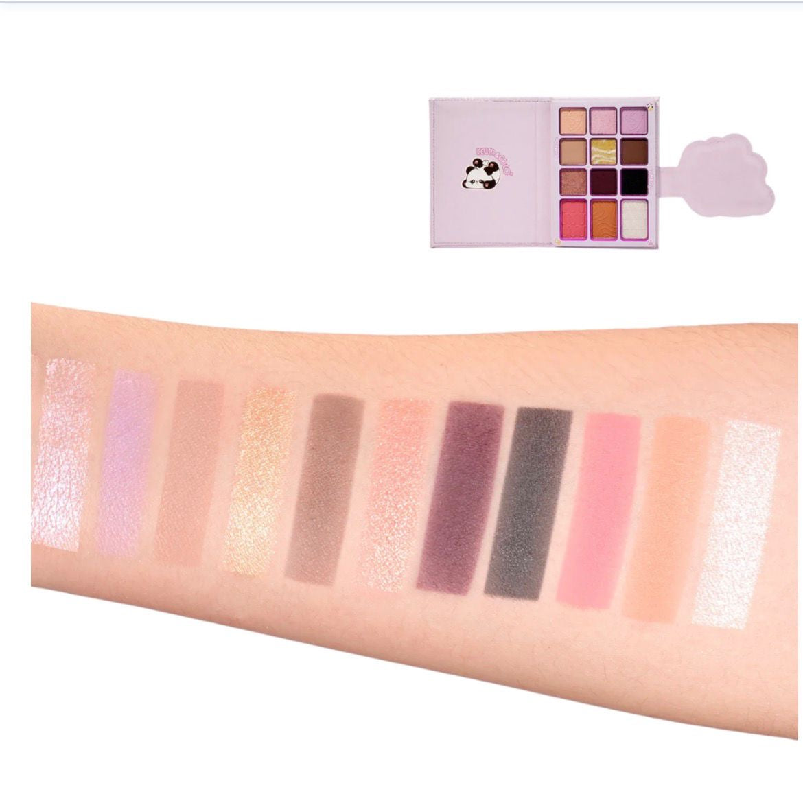 Kevin & Coco 12 Colors Eyeshadow Face Palette Purple (1pcs)
