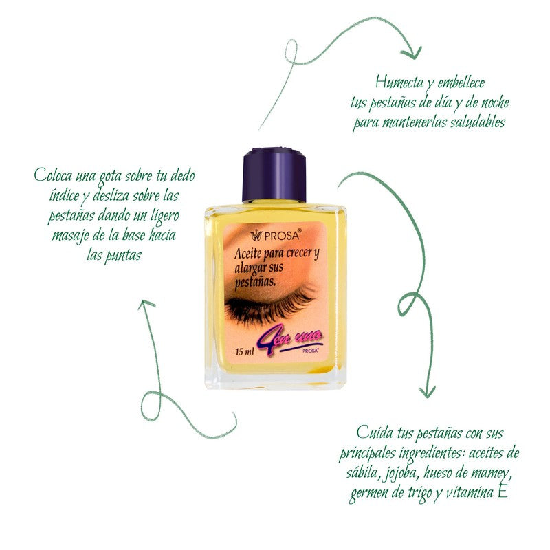 PROSA-OIL FOR EYELASHES 15ML (6pcs)