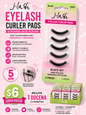 J LASH- EYELASH CURLER PADS BLACK (12 sets cada set viene con 5 pcs)