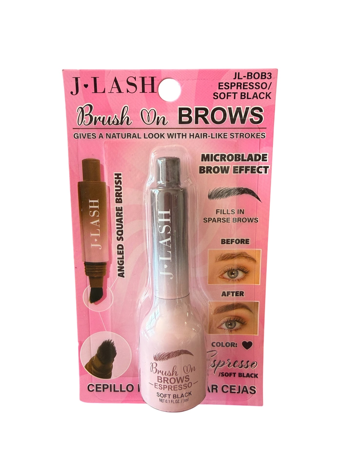 J LASH BRUSH ON BROWS (6pcs)