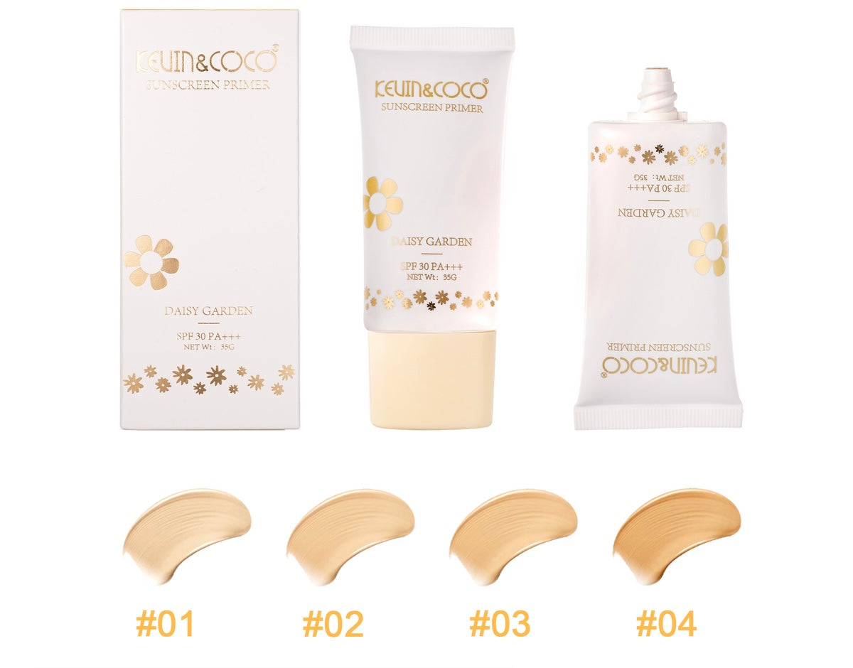Kevin & Coco Sunscreen Primer (Display 24pcs) 4 Tones Mix