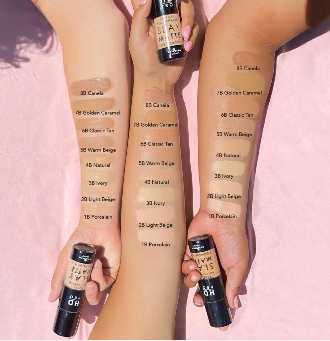 Italia Deluxe- HD Pro Slay Matte Foundation (3pc)