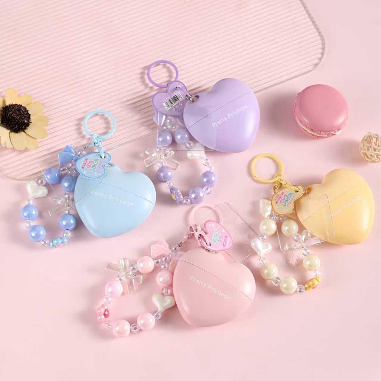 PP-HEART POP HAND CREAM-KEYCHAIN 16PCS