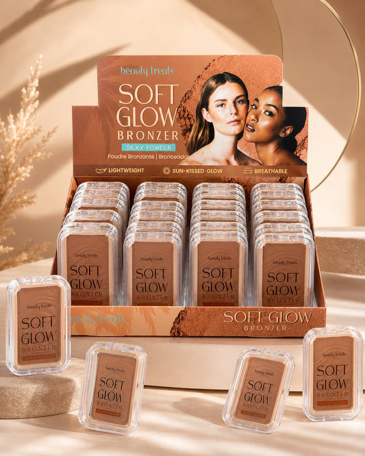 BT- Soft Glow Bronzer Silky Powder Display 24pcs (1 Display)