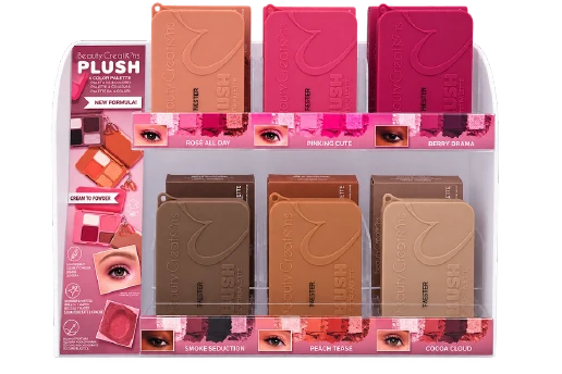 BC- 4 Color Palette Plush Collection Display 36pcs+ 6 tester (1 display)