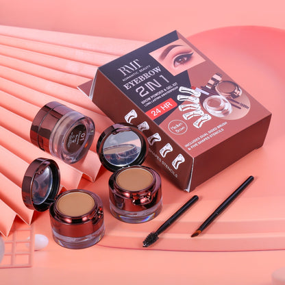 RMT 2 IN 1 Brow Powder & Gel Kit (12pcs)