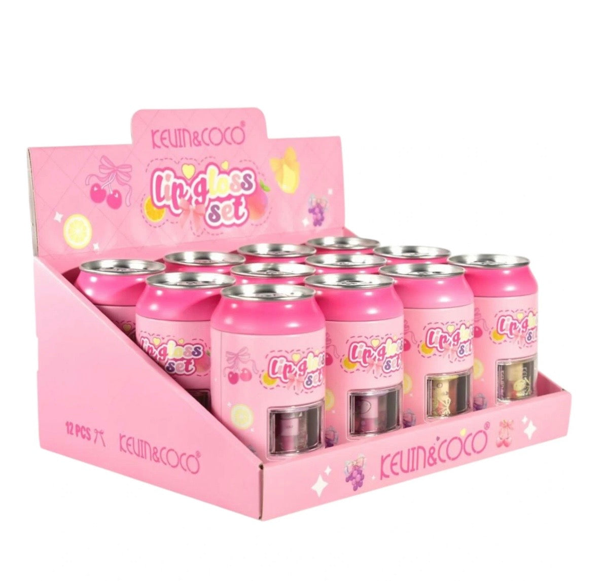 Kevin & Coco Lip Gloss Set (12sets)