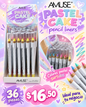 Amuse- Pastel Cake Pencil Liners Display 36pcs (1 display)
