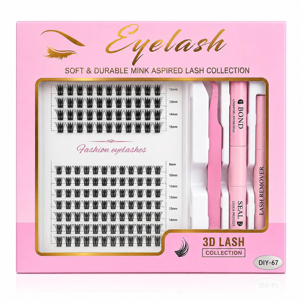 3D LASH COLLECTION DIY-P #67 (1 Set)