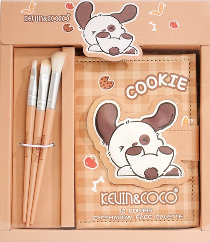 Kevin & Coco 12 Colors Eyeshadow Face Palette Nude (1pcs)