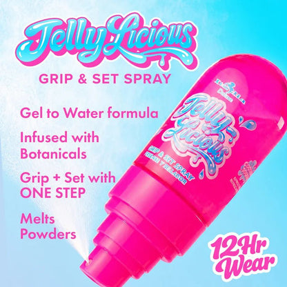 Italia Deluxe- JellyLicious 
GRIP & SET SPRAY Display 12pcs (1 Display)