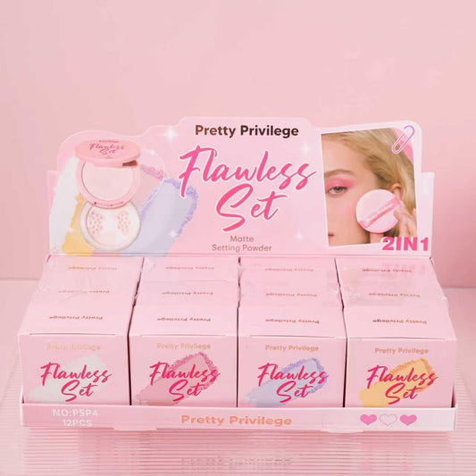 PP-FLAWLESS SET MATTE SETTING POWDER 12PCS