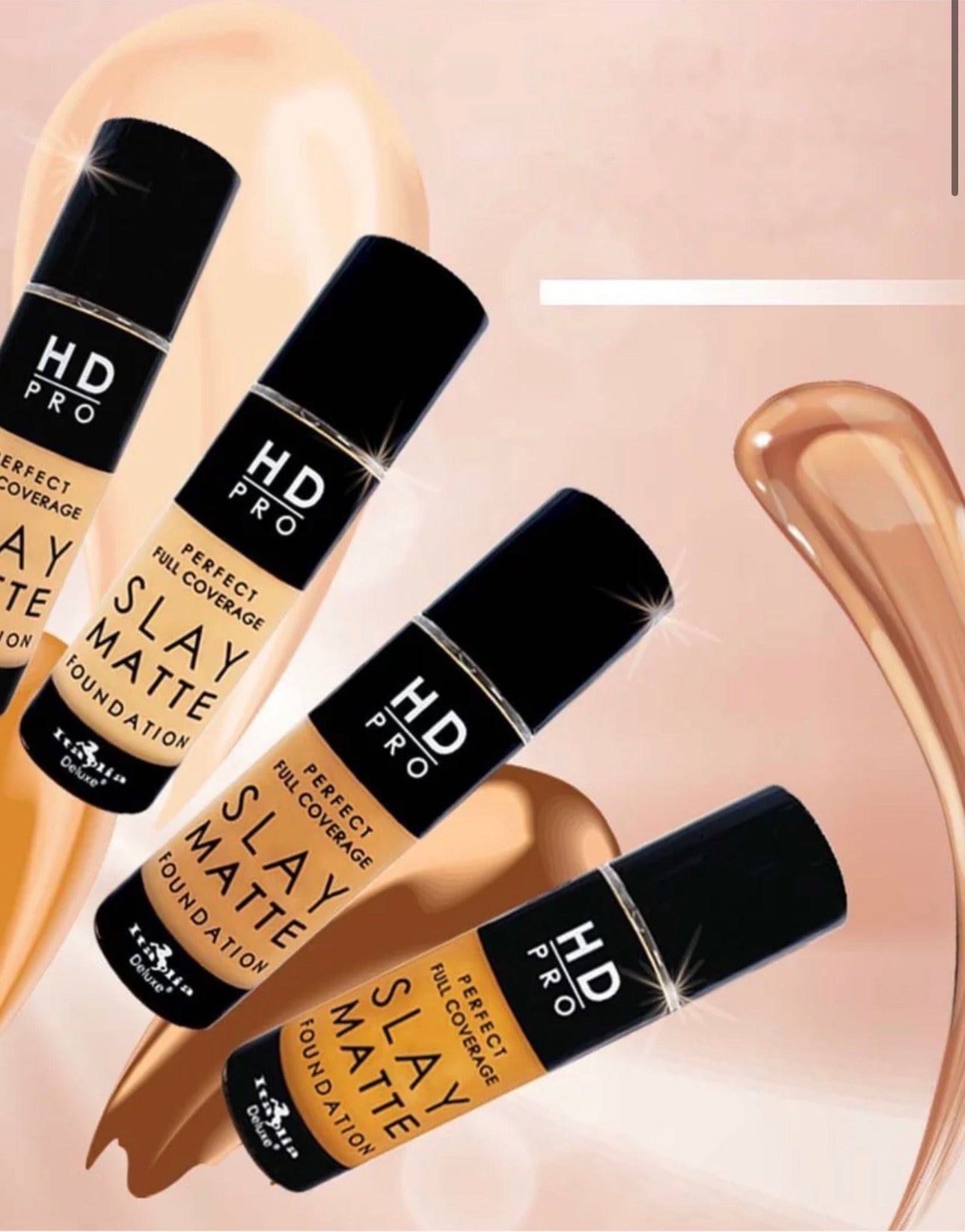 Italia Deluxe- HD Pro Slay Matte Foundation (3pc)