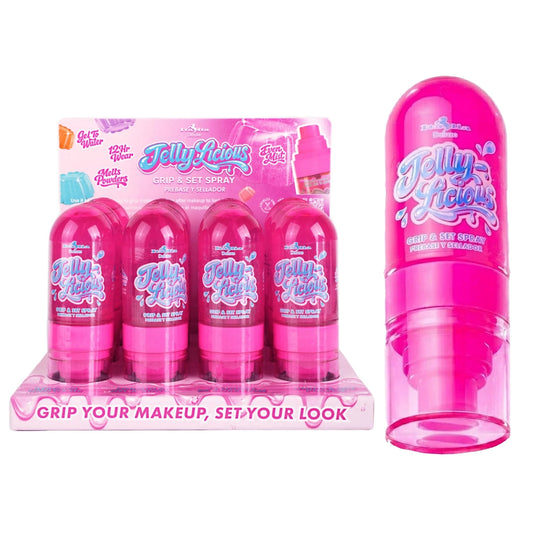 Italia Deluxe- JellyLicious 
GRIP & SET SPRAY Display 12pcs (1 Display)