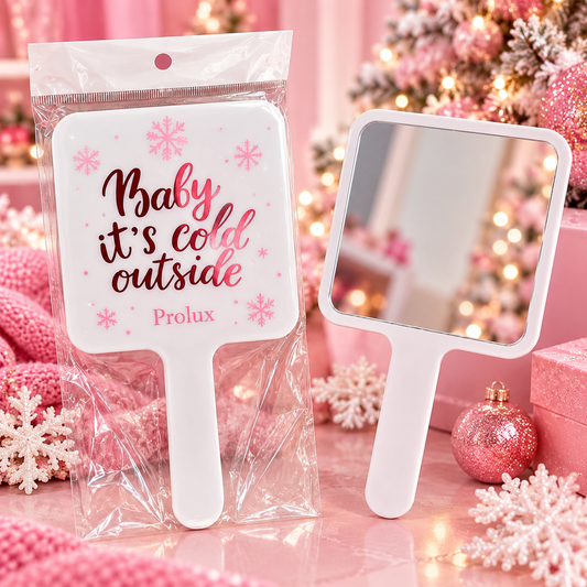 Prolux- Baby it’s Cold Outside hand mirror (1pc)