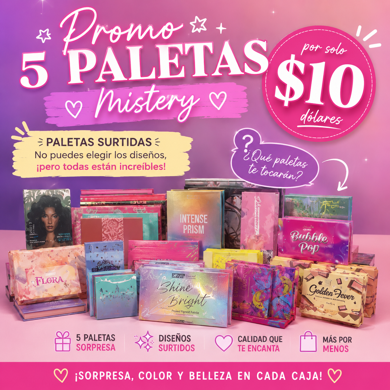 5 Mystery Face Palettes 💖