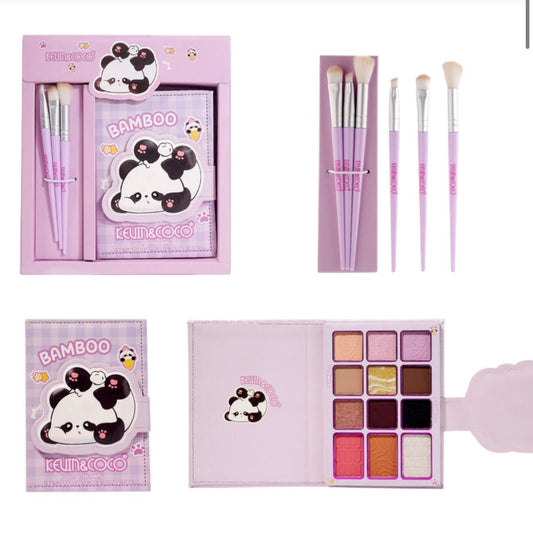 Kevin & Coco 12 Colors Eyeshadow Face Palette Purple (1pcs)
