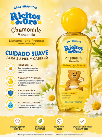 RICITOS DE ORO- Body Wash and Shampoo 400ML (1pc)